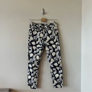 7 For All Mankind-Floral Soft Denim Jeans (Size:26)